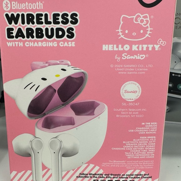 Hello Kitty Headphones Hello Kitty Wireless Earbuds With Charging hello-kitty-headphones-hello-kitty-wireless-earbuds-with-charging